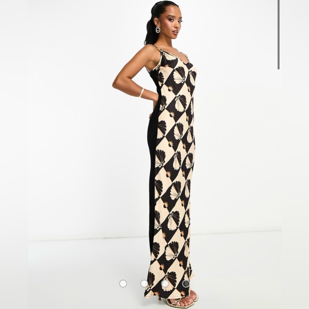 Never Fully Dressed Mono Shell Slip Dress